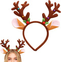 Christmas Headbands for Women - Reindeer Hair Accessories,Trend Headbands | for Holiday Family Gatherings Seasonal Celebrations Dinner Wedding Concert Event