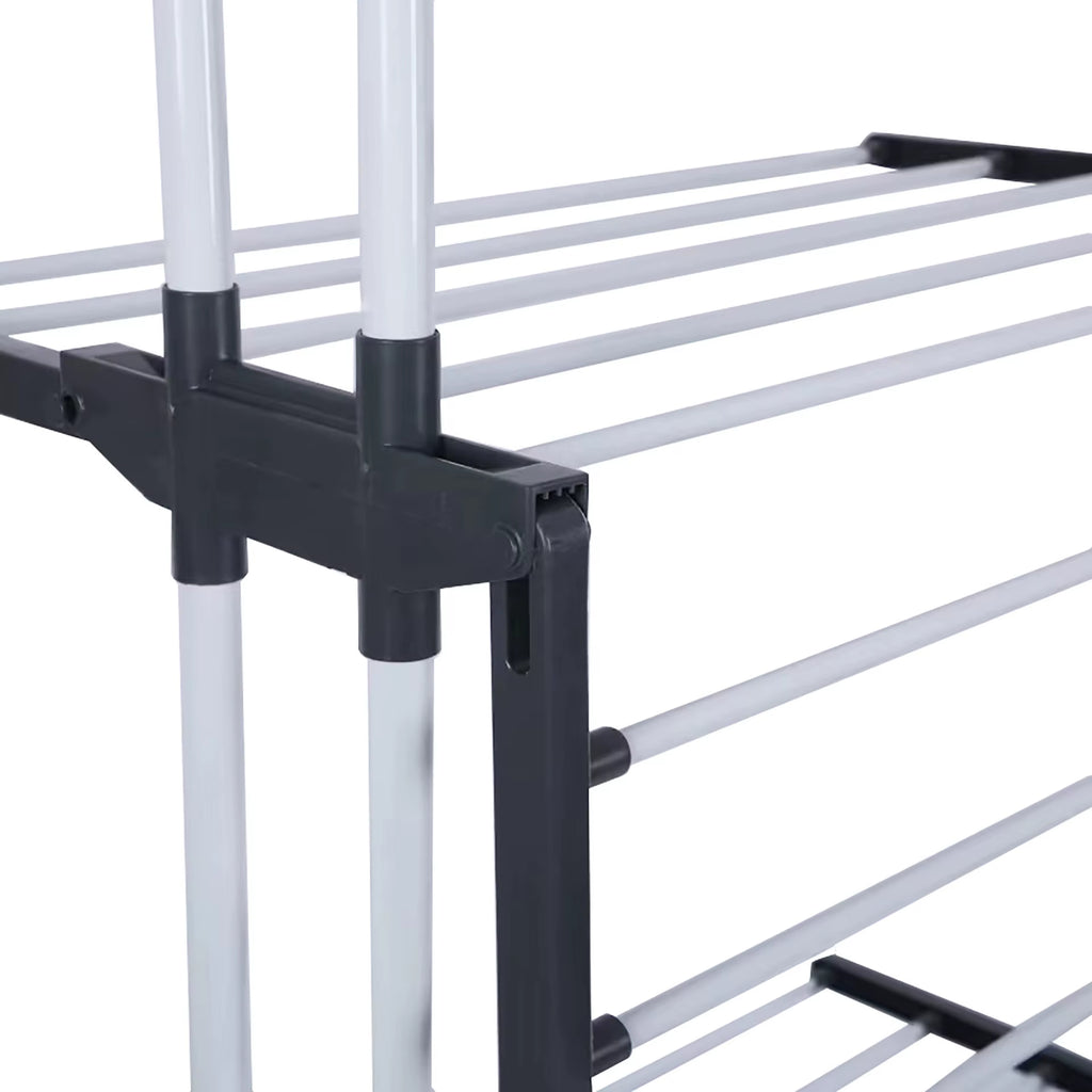 Modern Design Clothes Drying Rack Folding Multi-Layer Tier Clothes Horses Rack Dryer Stand for Laundry Room