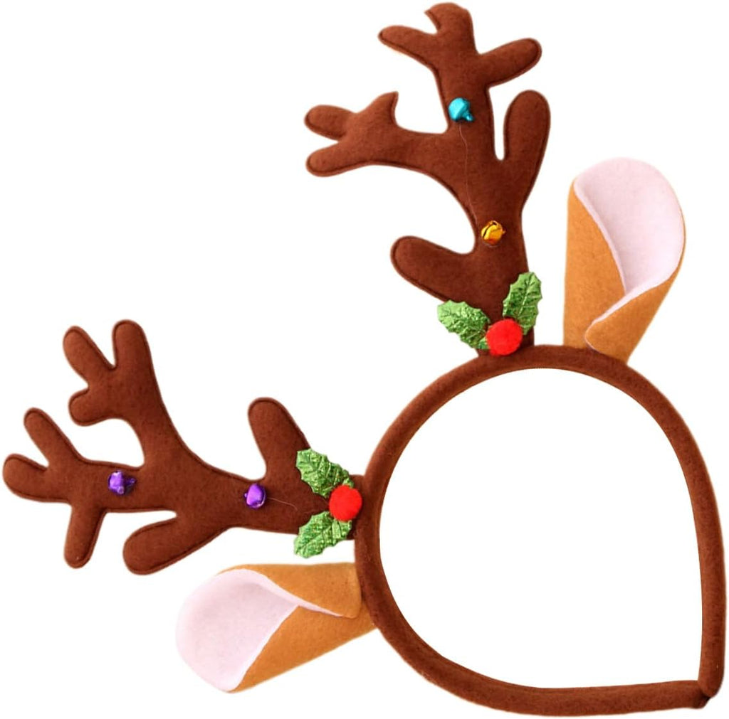 Christmas Headbands for Women - Reindeer Hair Accessories,Trend Headbands | for Holiday Family Gatherings Seasonal Celebrations Dinner Wedding Concert Event