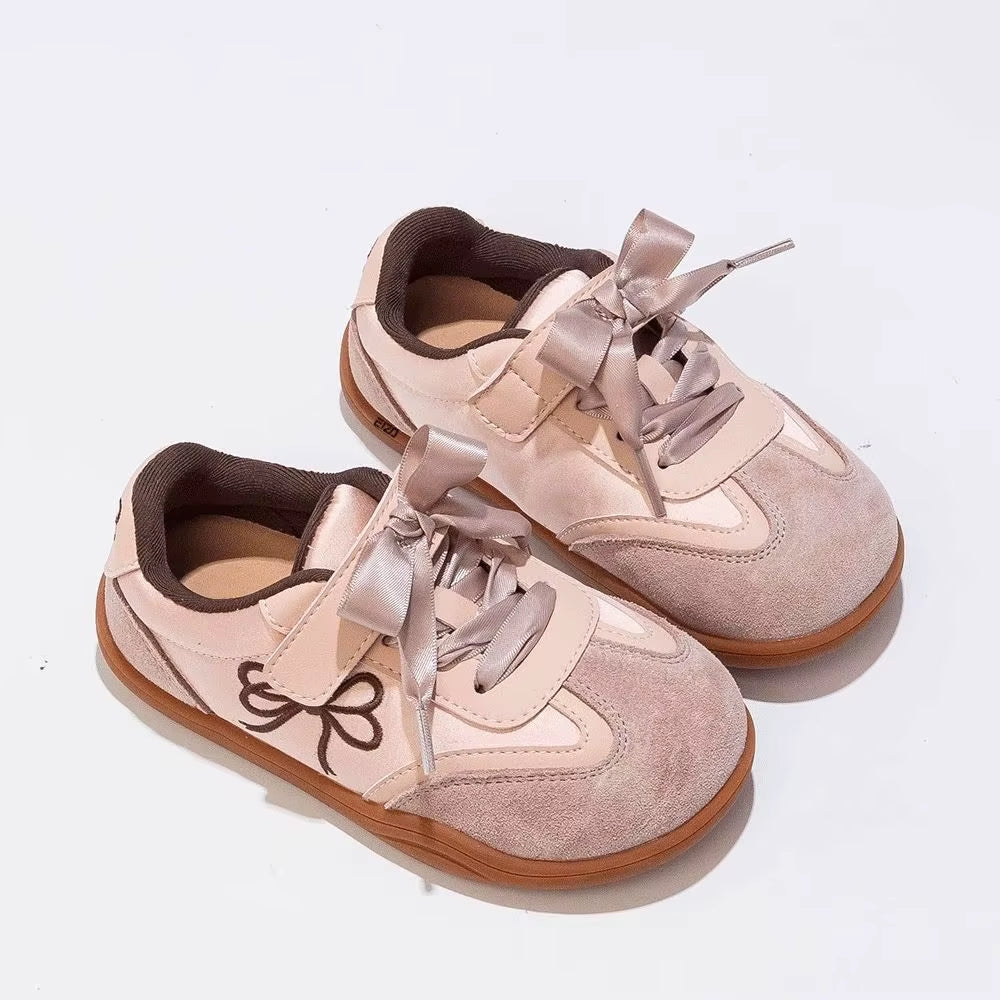 2025 Children's All-Season Board Shoes - Gold Casual Sneakers for Boys and Girls, Soft Training Footwear