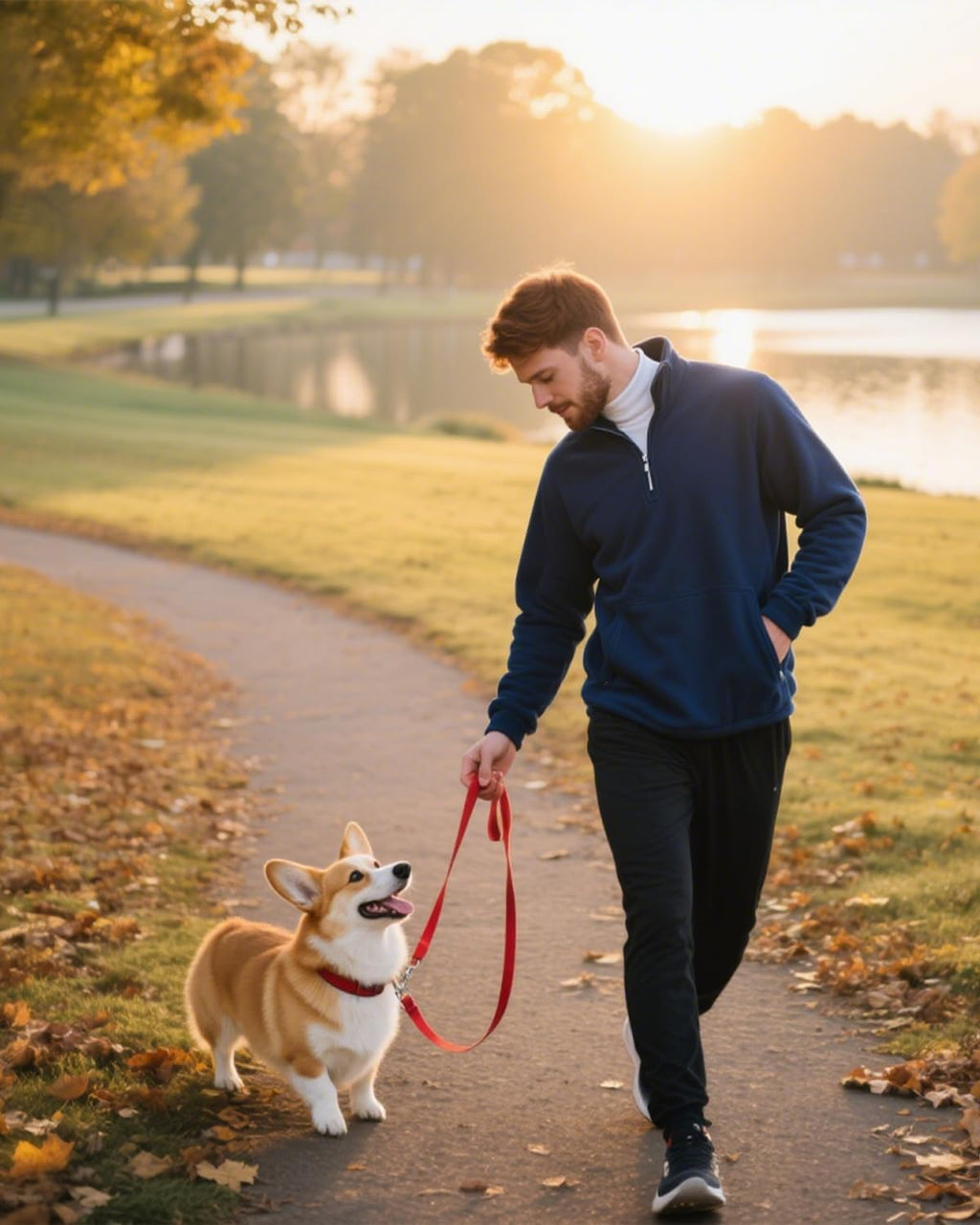 Men's Fleece-Lined Quarter Zip Sweatshirt with Stand Collar and Pocket