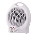Fan Heaters for Home Low Energy Silent, 2000W 2-In-1 Portable Space Heaters with 3 Heat Settings, Instant Heat Electric Heaters