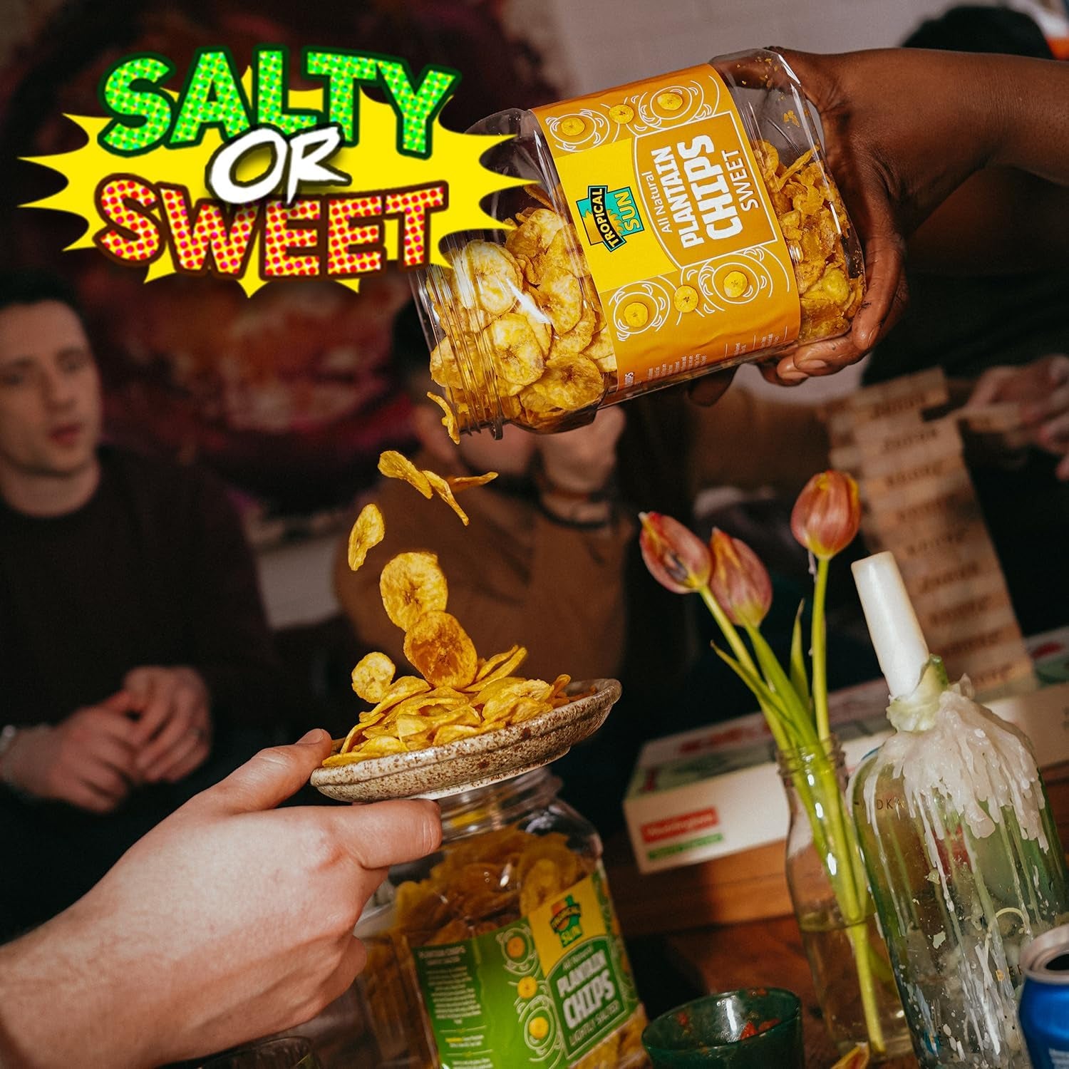 Sweet Plantain Chips, 450G (Pack of 1)