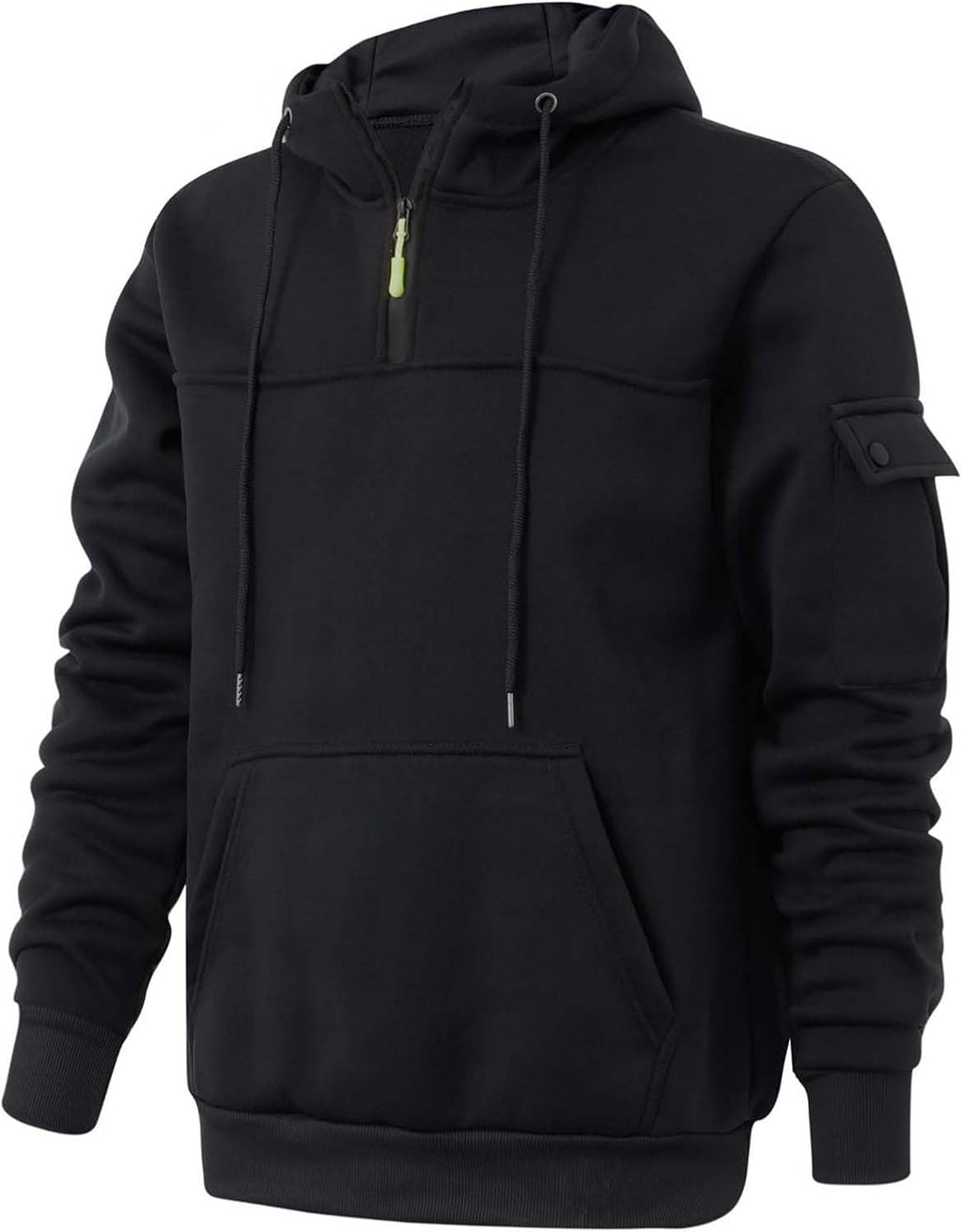 Men's Zip-Up Hooded Sweatshirts - Long Sleeve Pullover Tops with Pockets, Comfortable Lightweight Activewear for Casual Work and Holiday Wear in the UK