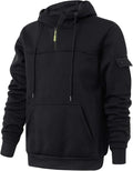 Men's Zip-Up Hooded Sweatshirts - Long Sleeve Pullover Tops with Pockets, Comfortable Lightweight Activewear for Casual Work and Holiday Wear in the UK