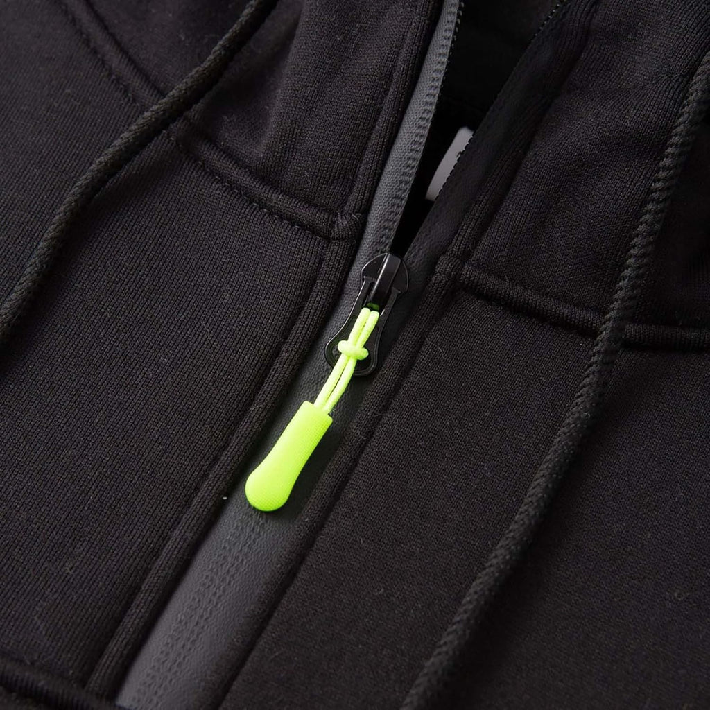 Men's Zip-Up Hooded Sweatshirts - Long Sleeve Pullover Tops with Pockets, Comfortable Lightweight Activewear for Casual Work and Holiday Wear in the UK