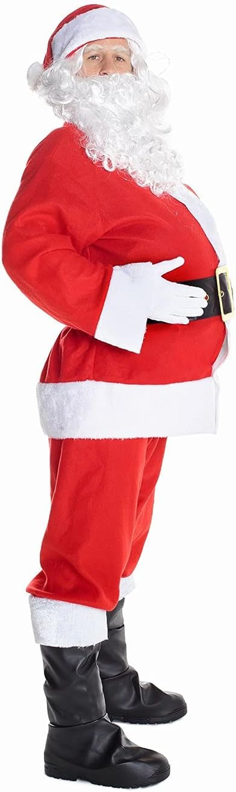 Adult Santa Claus Costume - Red Santa Suit for Men