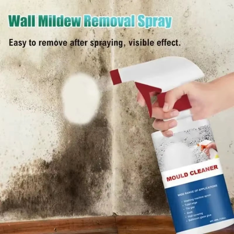 60Ml Mildew Cleaner Foam Mildew Household Cleaner Multifunctional Mold Remover Kitchen Bathroom Cleaning Spray Moldy Remover