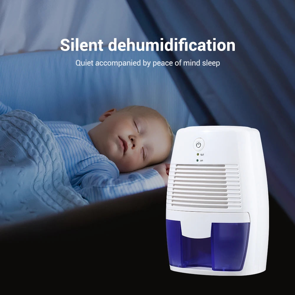 Portable Dehumidifier Air Purifier USB Mute Moisture Absorbers Air Dryer for Home Room Office Kitchen Deodorizer Dryer