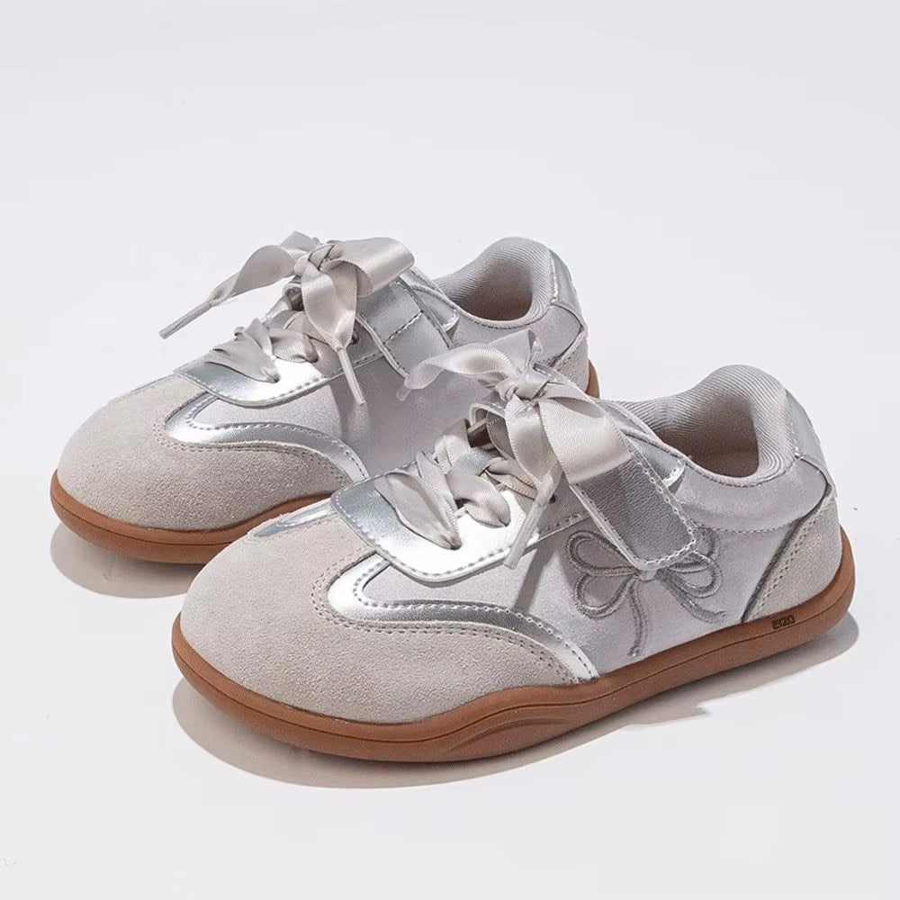 2025 Children's All-Season Board Shoes - Gold Casual Sneakers for Boys and Girls, Soft Training Footwear