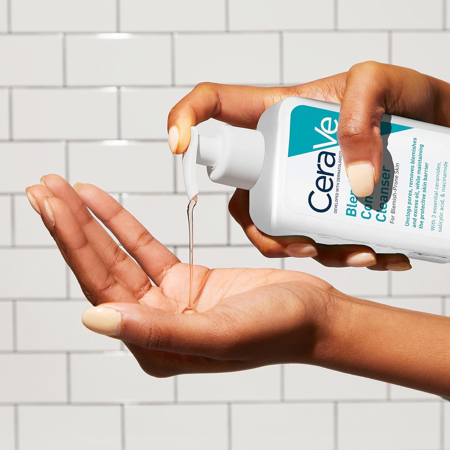 Cerave Blemish Control Face Cleanser with 2% Salicylic Acid & Niacinamide for Blemish-Prone Skin 236Ml
