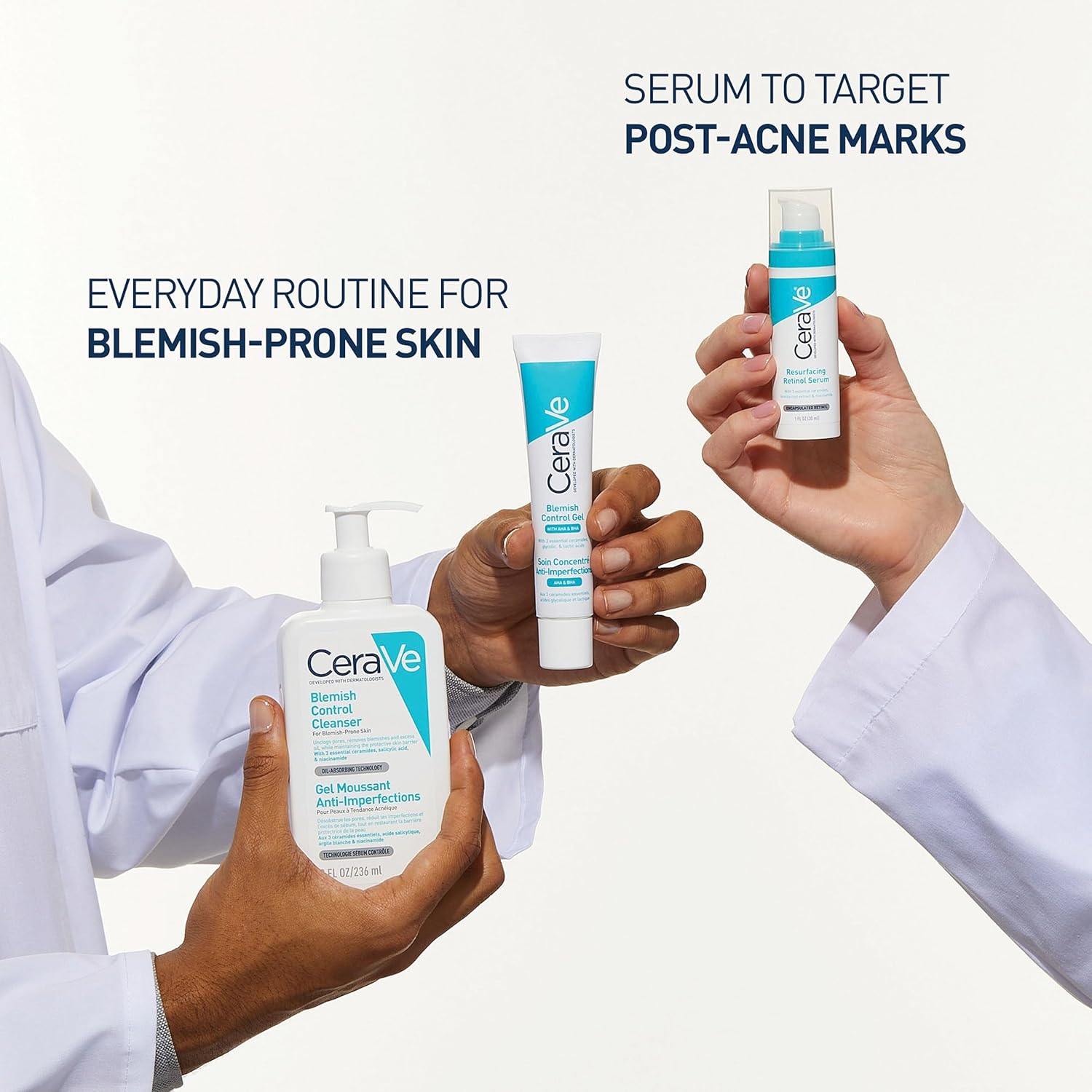 Cerave Blemish Control Face Cleanser with 2% Salicylic Acid & Niacinamide for Blemish-Prone Skin 236Ml