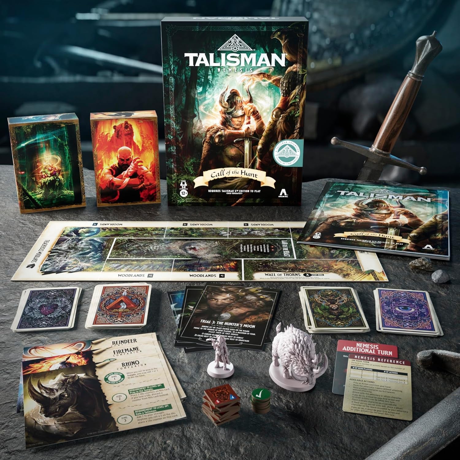 Talisman Nemesis: Call of the Hunt Expansion (Requires Talisman 5Th Edition Board Game) - English Version