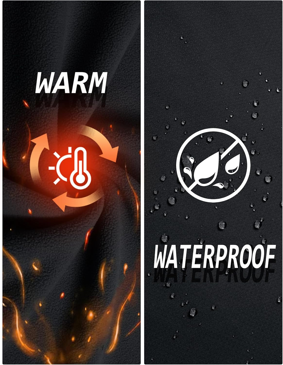 Women'S 3-IN-1 Jackets Waterproof Fleece Jacket Outdoor Skiing Snowboarding Coat
