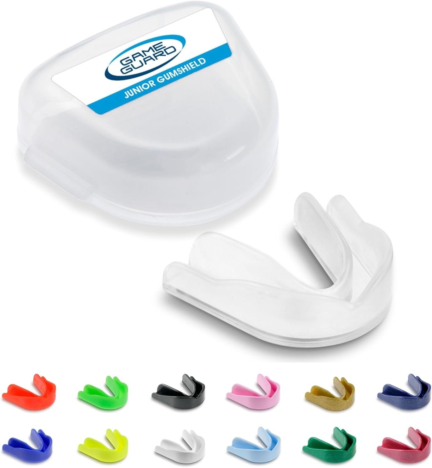 Boil & Bite Mouth Guard/Gum Shield – Mouldable Mouthguard/Gumshields - CE Approved, School Sports, Rugby, Hockey, Boxing, GAA, Martial Arts