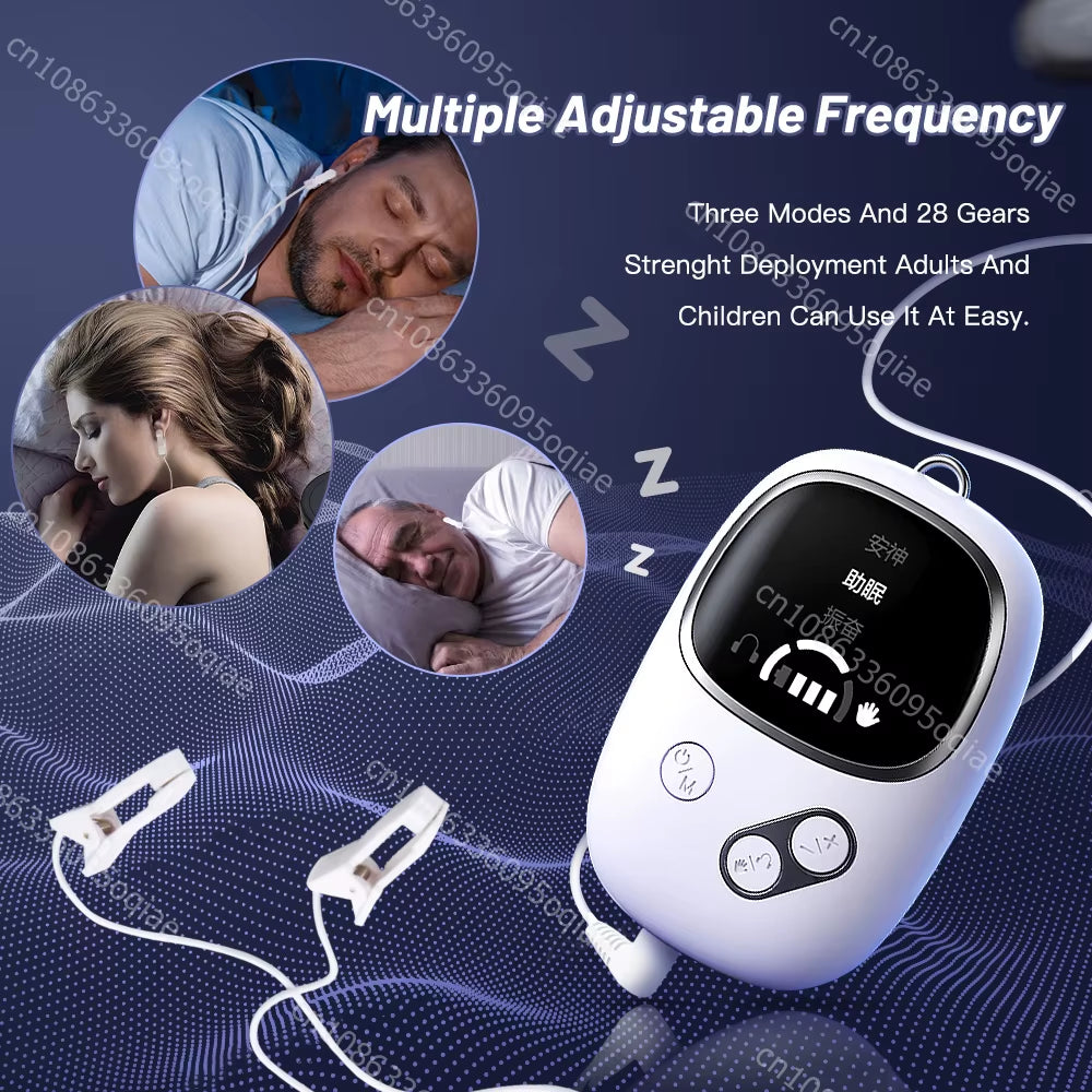 CES Sleep Aid Ear Clip Device for Anxiety Management and Insomnia Treatment