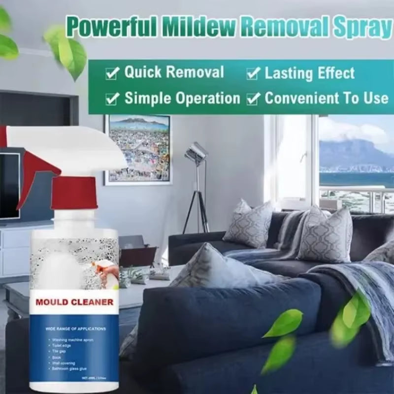 60Ml Mildew Cleaner Foam Mildew Household Cleaner Multifunctional Mold Remover Kitchen Bathroom Cleaning Spray Moldy Remover