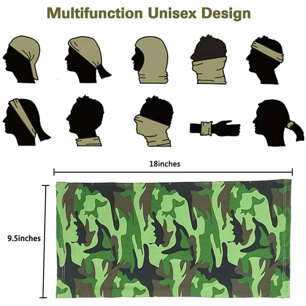 Versatile Multi-Purpose Turban Riding Scarf - Stylish Cycling Bandana for Men & Women - Ultimate Neck Cover for Sunscreen Protection, Ice Silk Comfort for Outdoor Adventures, Fishing, and Hiking