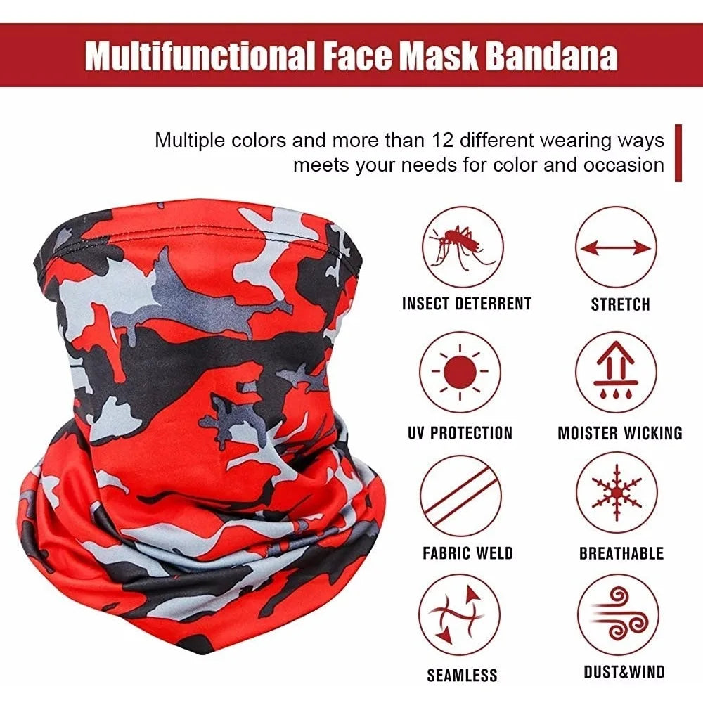Multi-Purpose Turban Riding Scarf Cycling Bandana Men Women Neck Cover Sunscreen Ice Silk Outdoor Fishing Hiking Headwear Mask