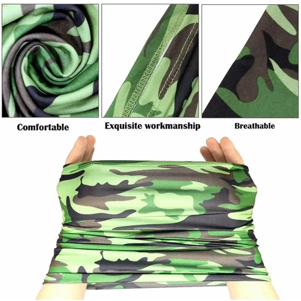 Versatile Multi-Purpose Turban Riding Scarf - Stylish Cycling Bandana for Men & Women - Ultimate Neck Cover for Sunscreen Protection, Ice Silk Comfort for Outdoor Adventures, Fishing, and Hiking