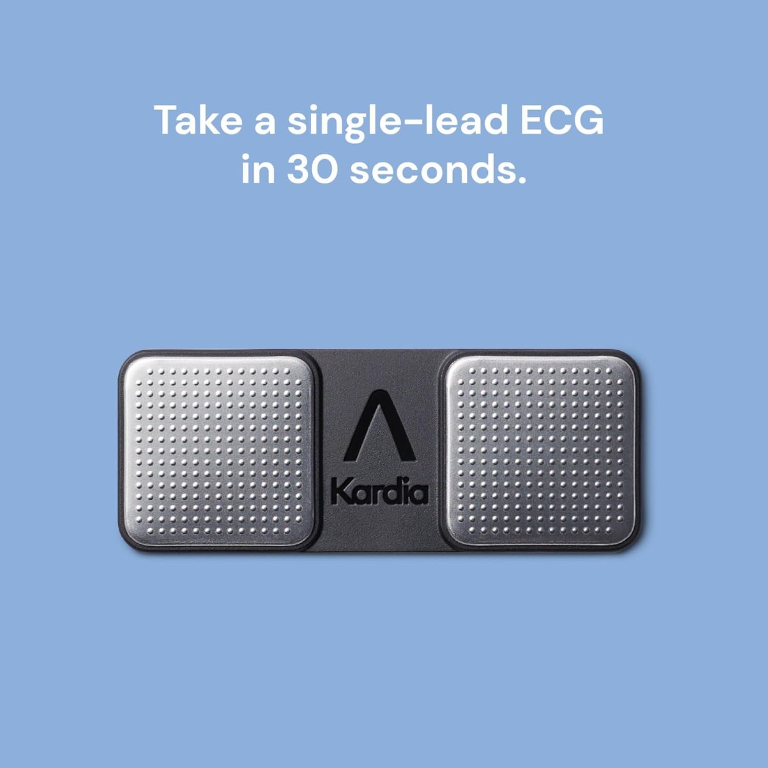 Kardiamobile 1-Lead Personal ECG Heart Rate Monitor - Record Ecgs at Home, Detects Atrial Fibrillation, Trusted by the NHS, Results in 30 Seconds, Works with Most Smartphones
