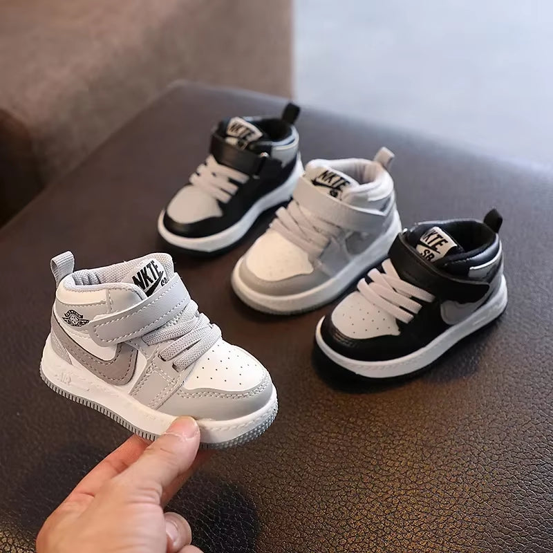 High-Top Casual Sneakers for Kids - Breathable and Comfortable Running and Walking Shoes for Boys and Girls