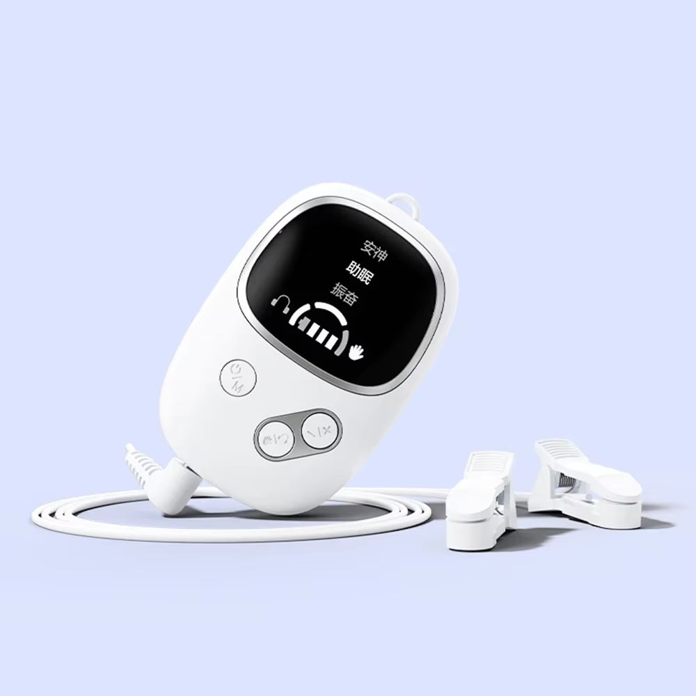 CES Sleep Aid Ear Clip Device for Anxiety Management and Insomnia Treatment