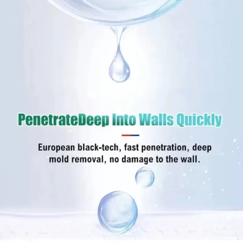 60Ml Mildew Cleaner Foam Mildew Household Cleaner Multifunctional Mold Remover Kitchen Bathroom Cleaning Spray Moldy Remover