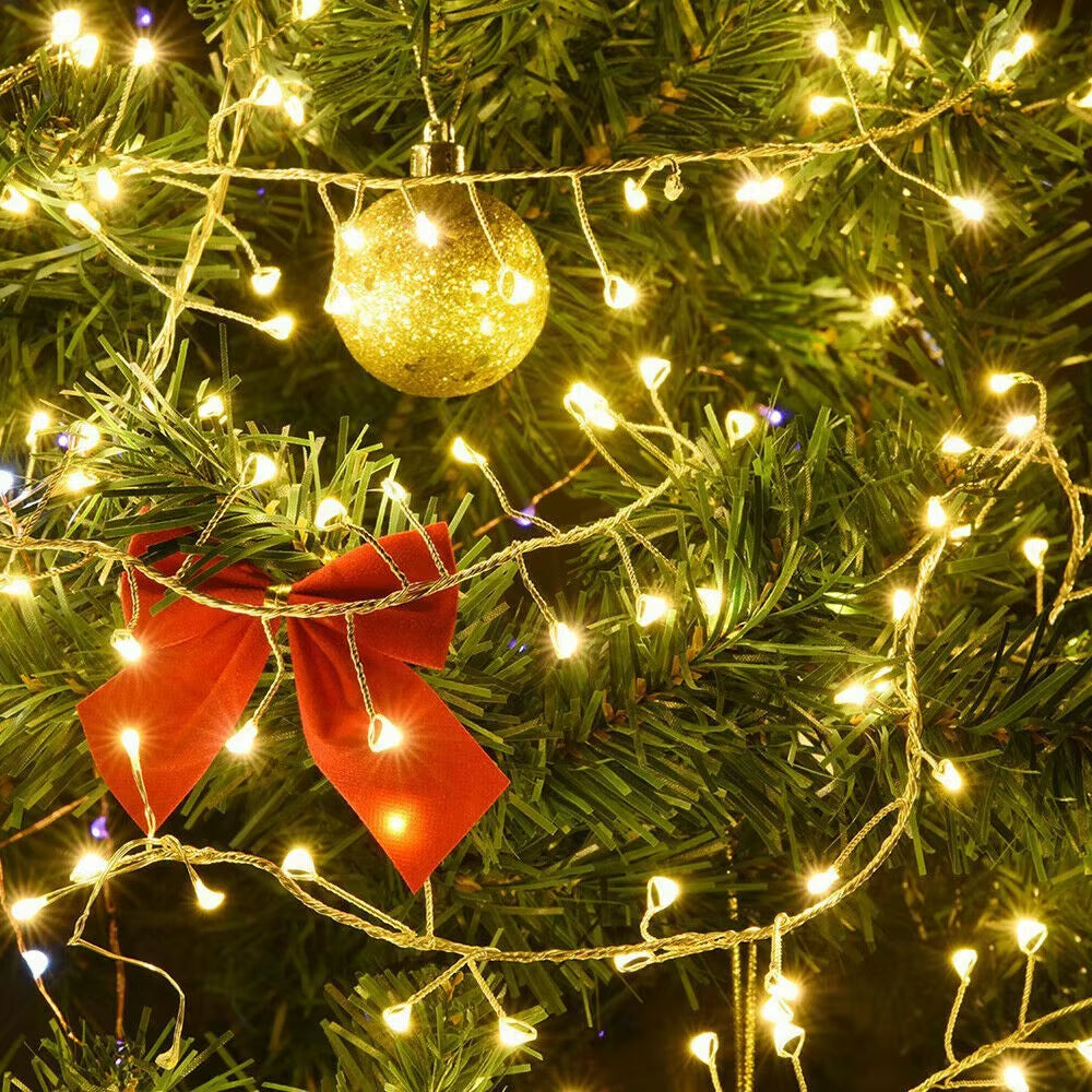 LED String Light USB Copper Wire Firecracker Fairy Lights 8 Modes Multicolor Remote Control Garland Lamp Wedding Xmas Home Decor