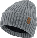Men's Knitted Winter Beanie Hats - Slouchy Skull Caps with Fleece Lining for Cold Weather