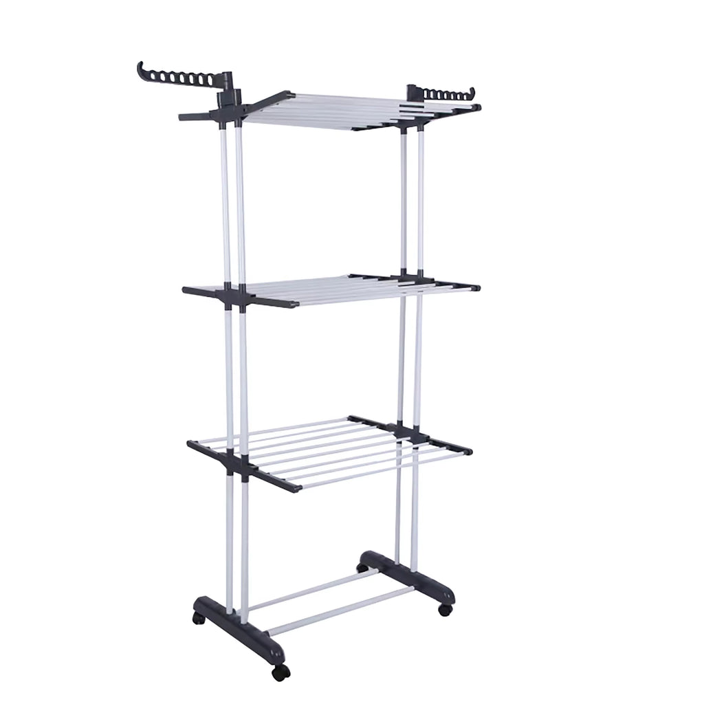 Modern Design Clothes Drying Rack Folding Multi-Layer Tier Clothes Horses Rack Dryer Stand for Laundry Room