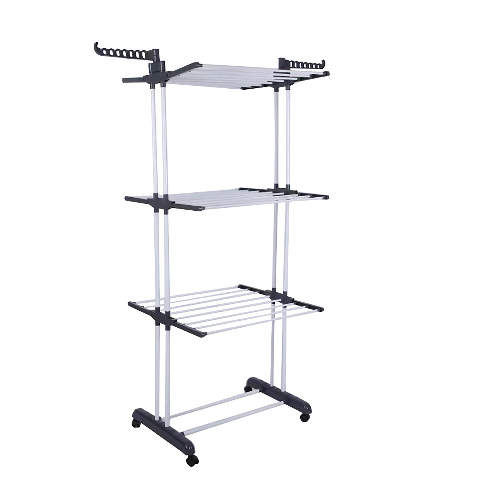 Modern Design Clothes Drying Rack Folding Multi-Layer Tier Clothes Horses Rack Dryer Stand for Laundry Room