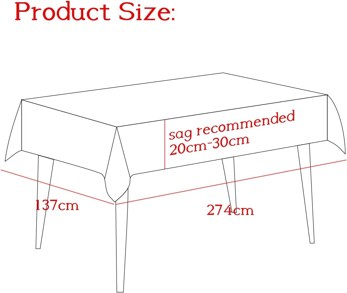 2026 New Year's Eve Black and Gold Rectangular Disposable Tablecloth - 137 x 274 cm Party Supplies