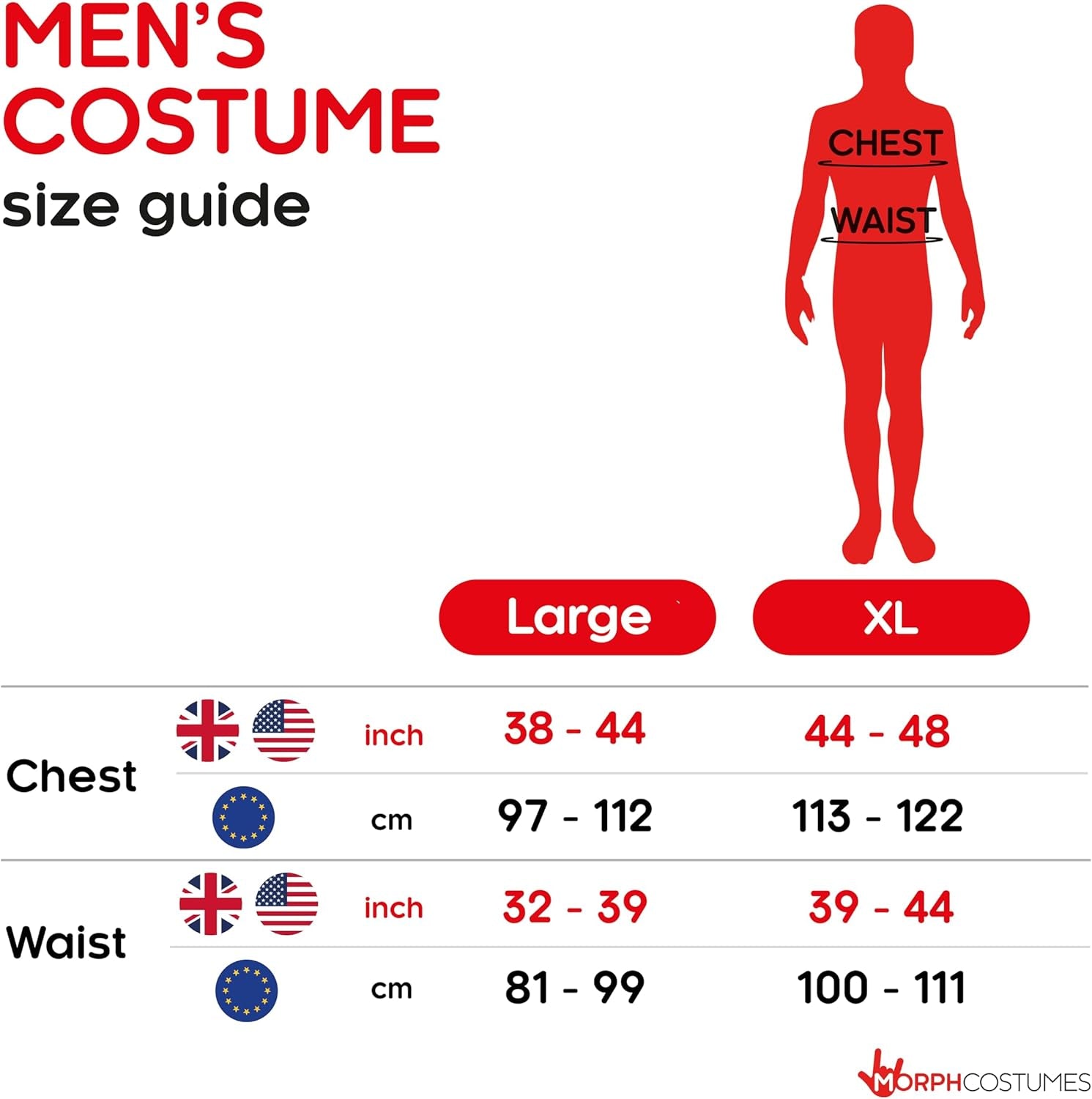 Adult Santa Claus Costume - Red Santa Suit for Men