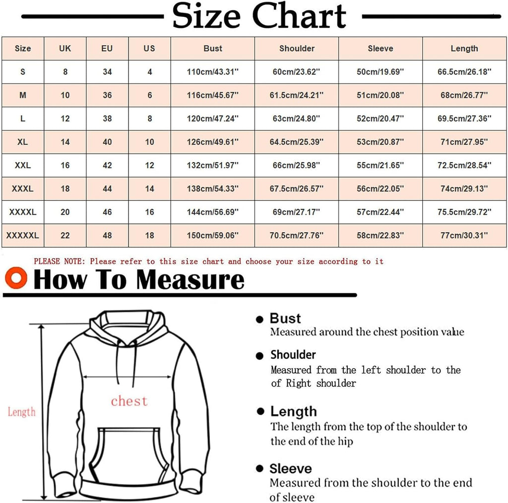 Women's Full Zip Oversized Hoodie Sweatshirts with Pocket - Lightweight Casual Long Sleeve Drawstring Jackets UK
