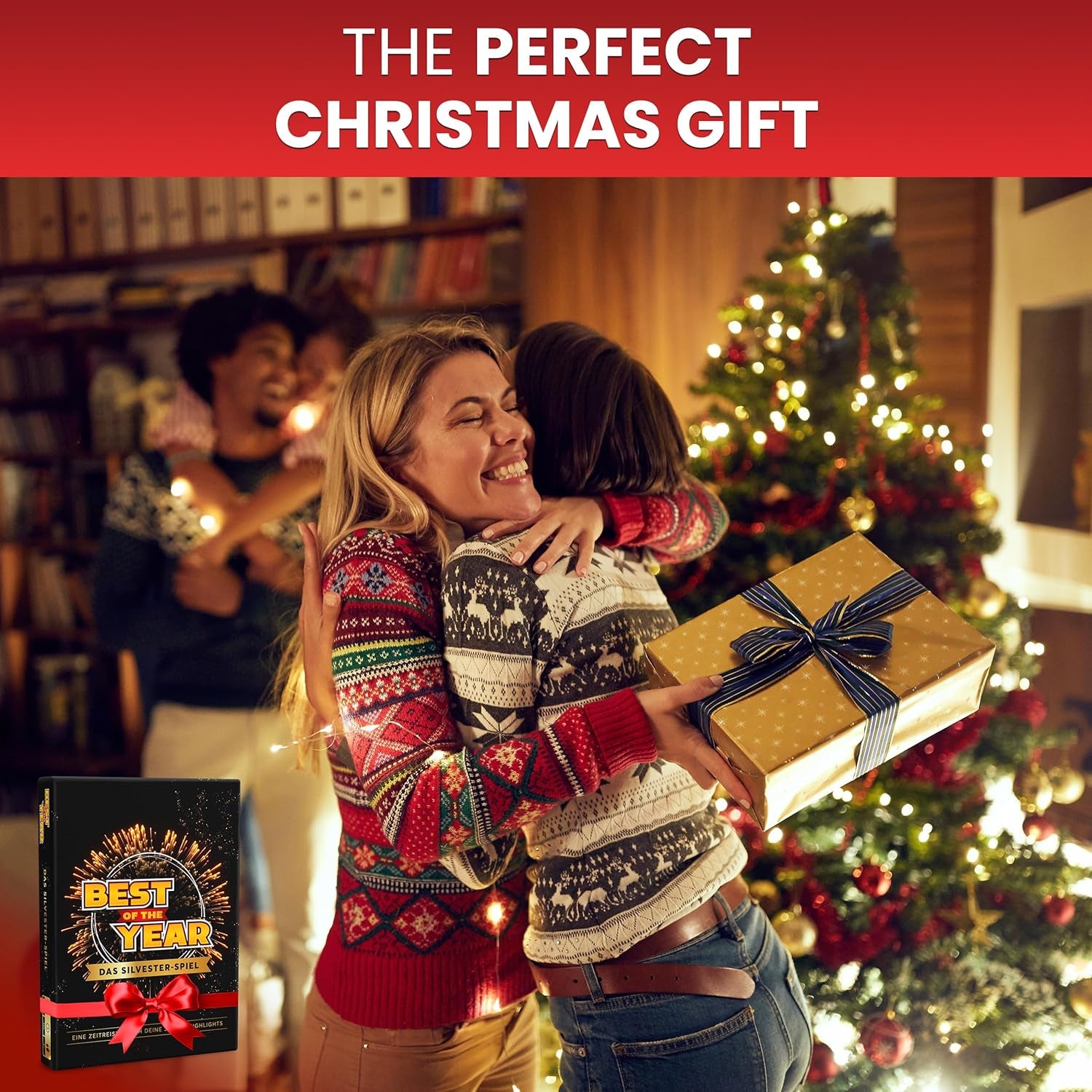 New Year's Eve Celebration Game - Reflect on Your Year’s Highlights, Engaging Party Activity for Adults and Kids, Suitable for 1-10 Players, Ages 6 and Up