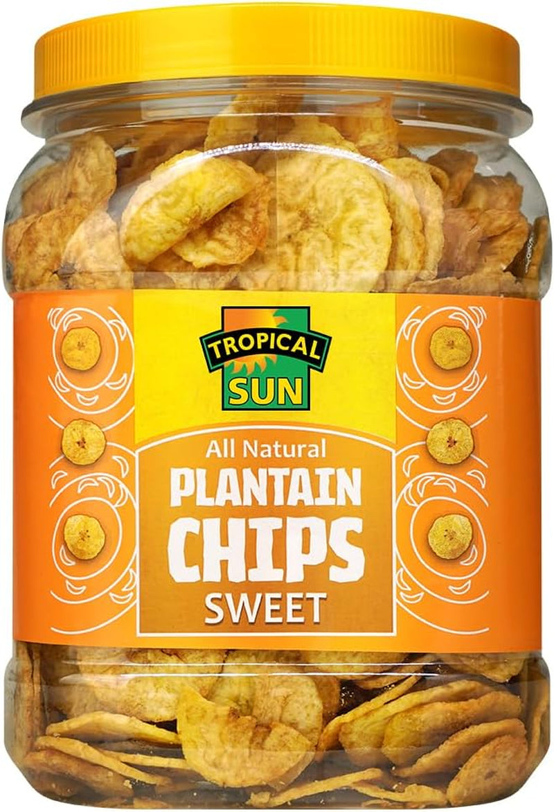 Sweet Plantain Chips, 450G (Pack of 1)
