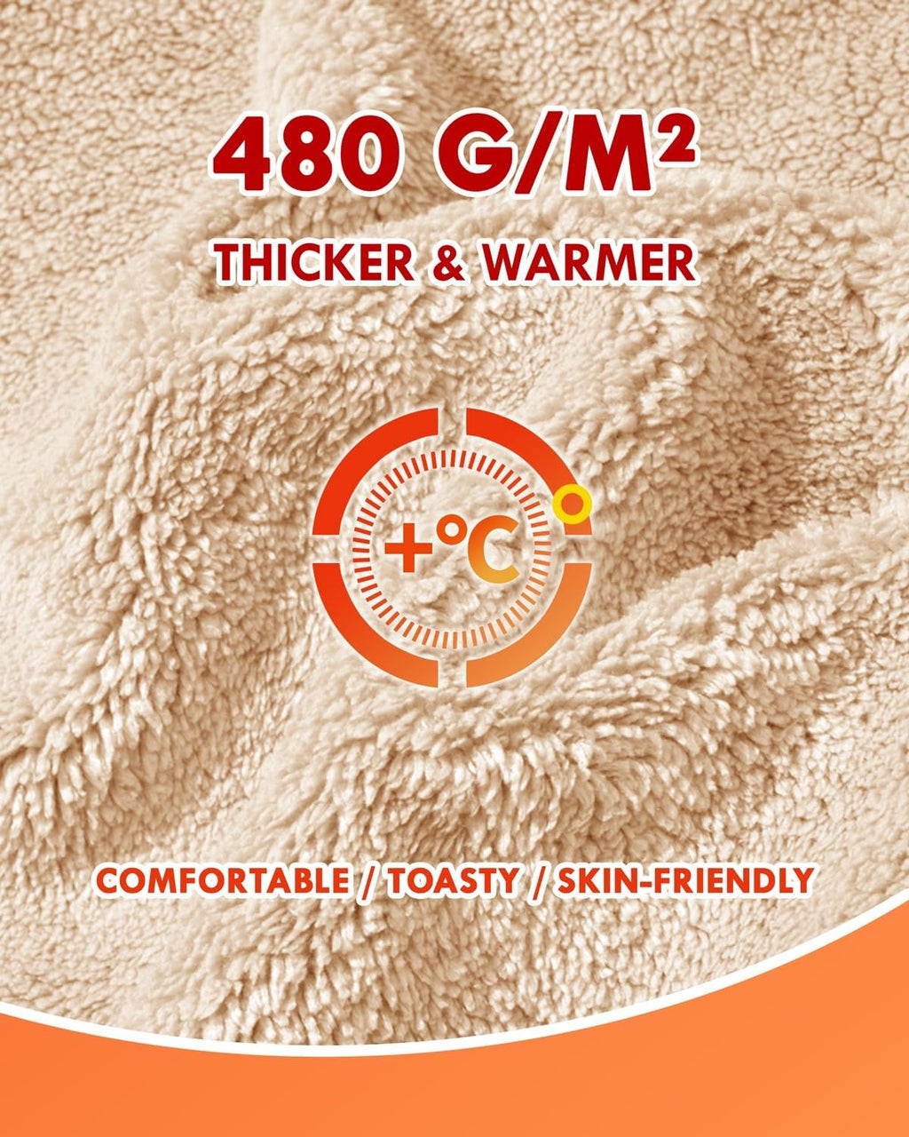 Men's Fleece-Lined Quarter Zip Sweatshirt with Stand Collar and Pocket