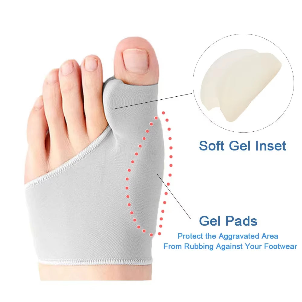 Bunion Corrector and Toe Separator for Hallux Valgus Relief and Big Toe Support Solutions